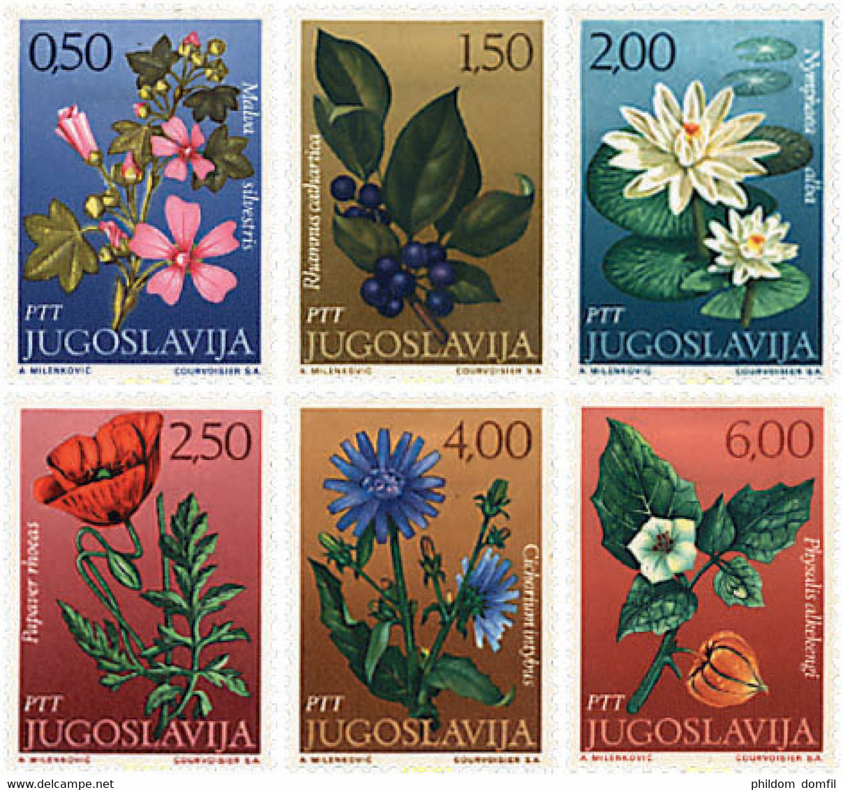 93053 MNH YUGOSLAVIA 1971 FLORES - Collections, Lots & Séries