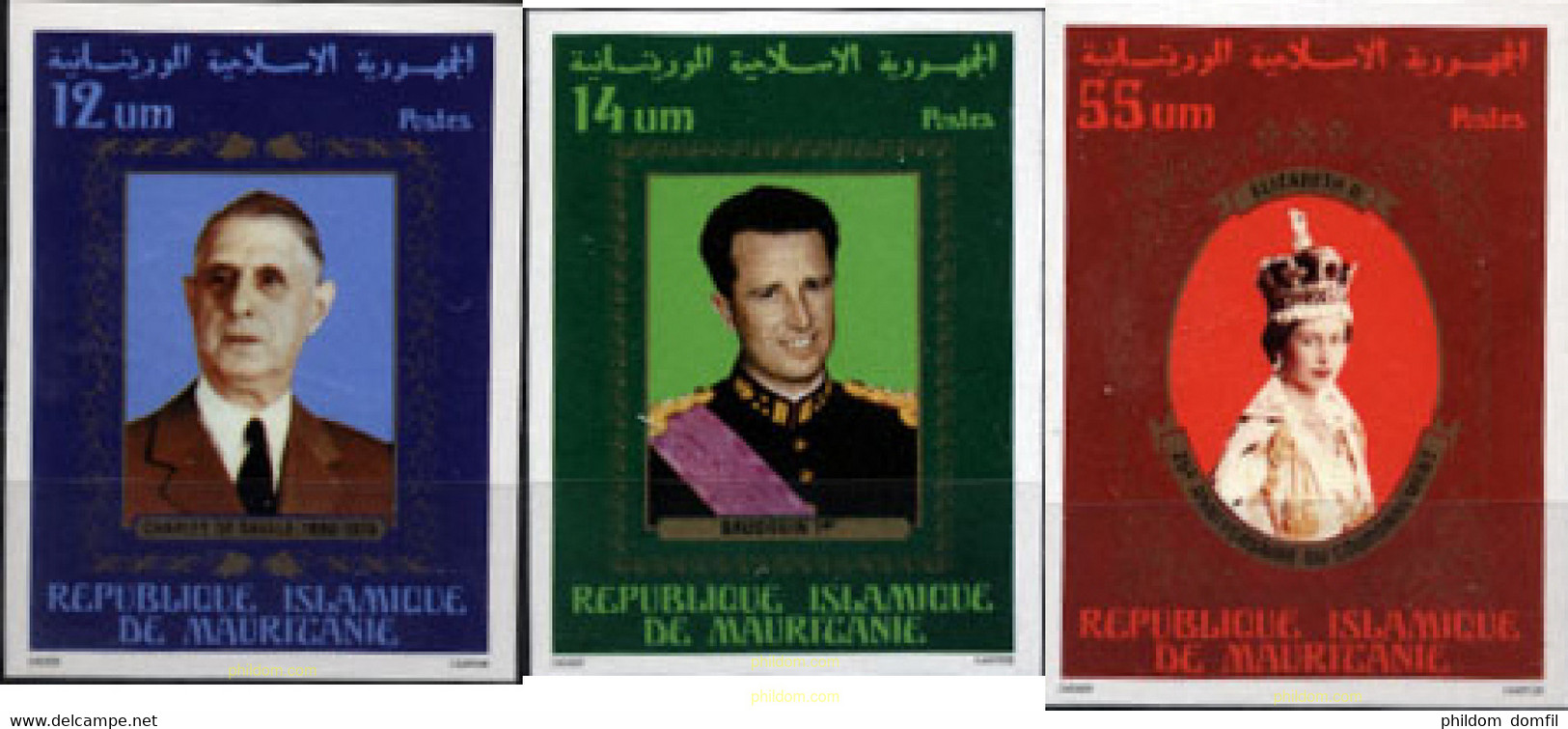 192871 MNH MAURITANIA 1978 PERSONAJES DE LA DESCOLONIZACION - Mauritanie (1960-...)