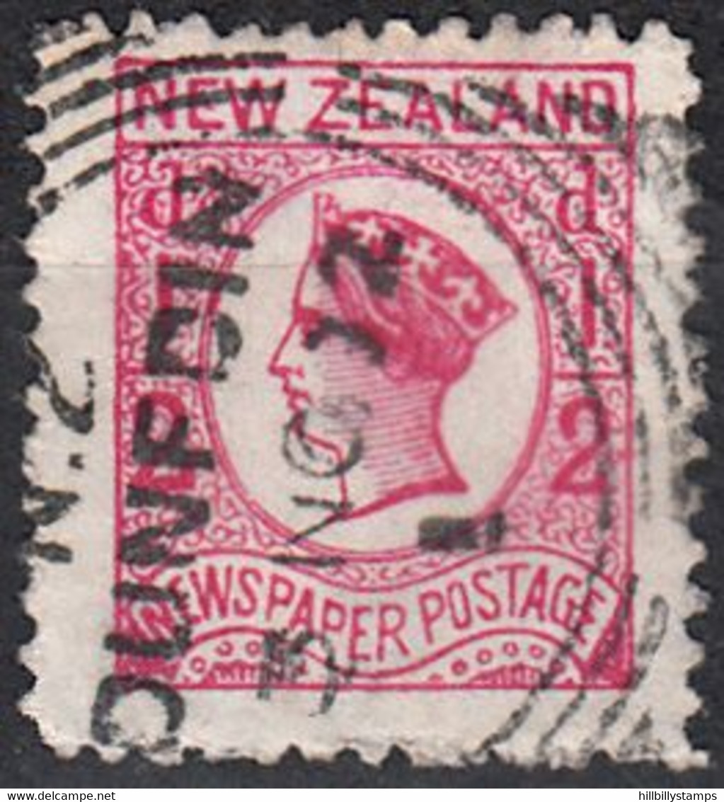 NEW ZEALAND  SCOTT NO P4 USED YEAR 1892  WMK 62 - Sellos De Urgencia