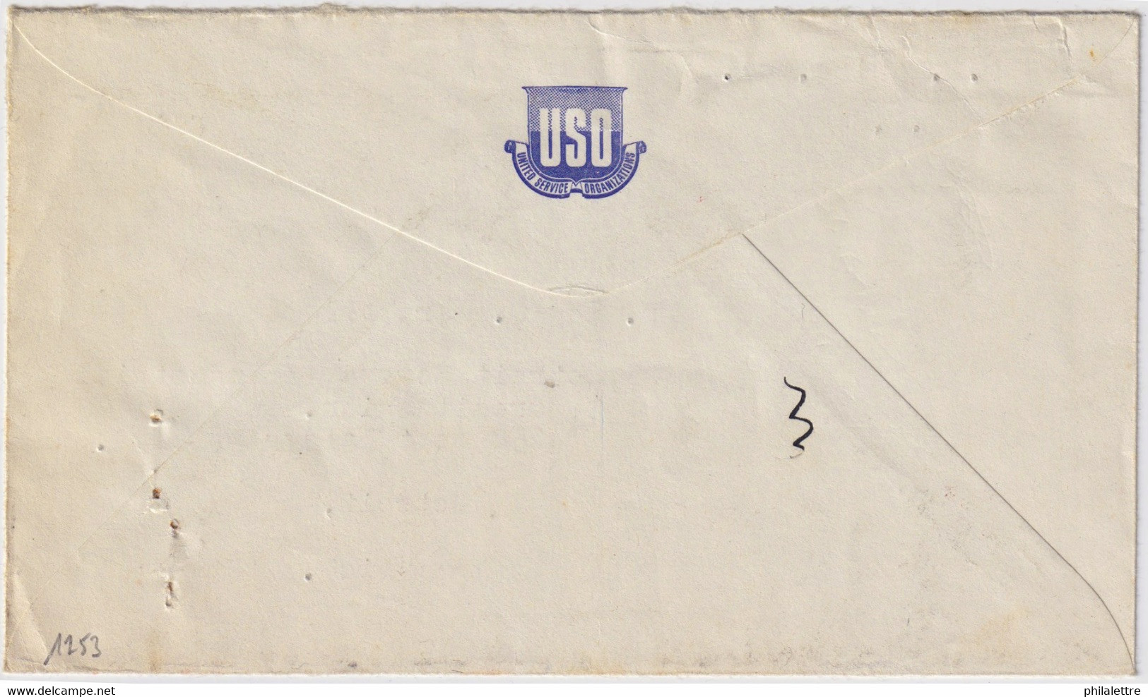 ÉTATS-UNIS / UNITED STATES - 1942 WWII NAVY Sailor's Mail Cover With "IDLE GOSSIP SINKS SHIPS" Slogan From BAILEY ISLAND - Covers & Documents