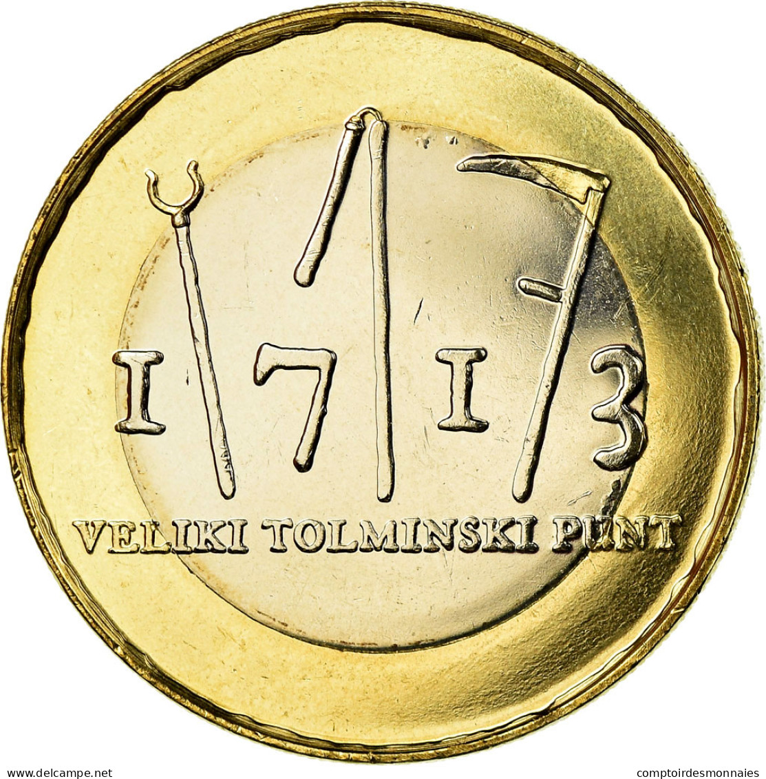 Slovénie, 3 Euro, 2013, SPL, Bi-Metallic, KM:108 - Slovenia