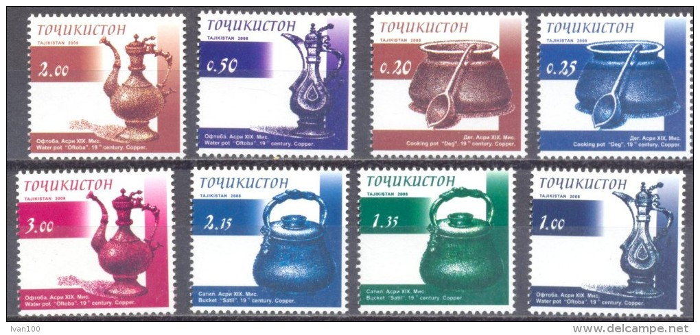 2008.  Tajikistan, Keetles,  8v, Mint/** - Tajikistan