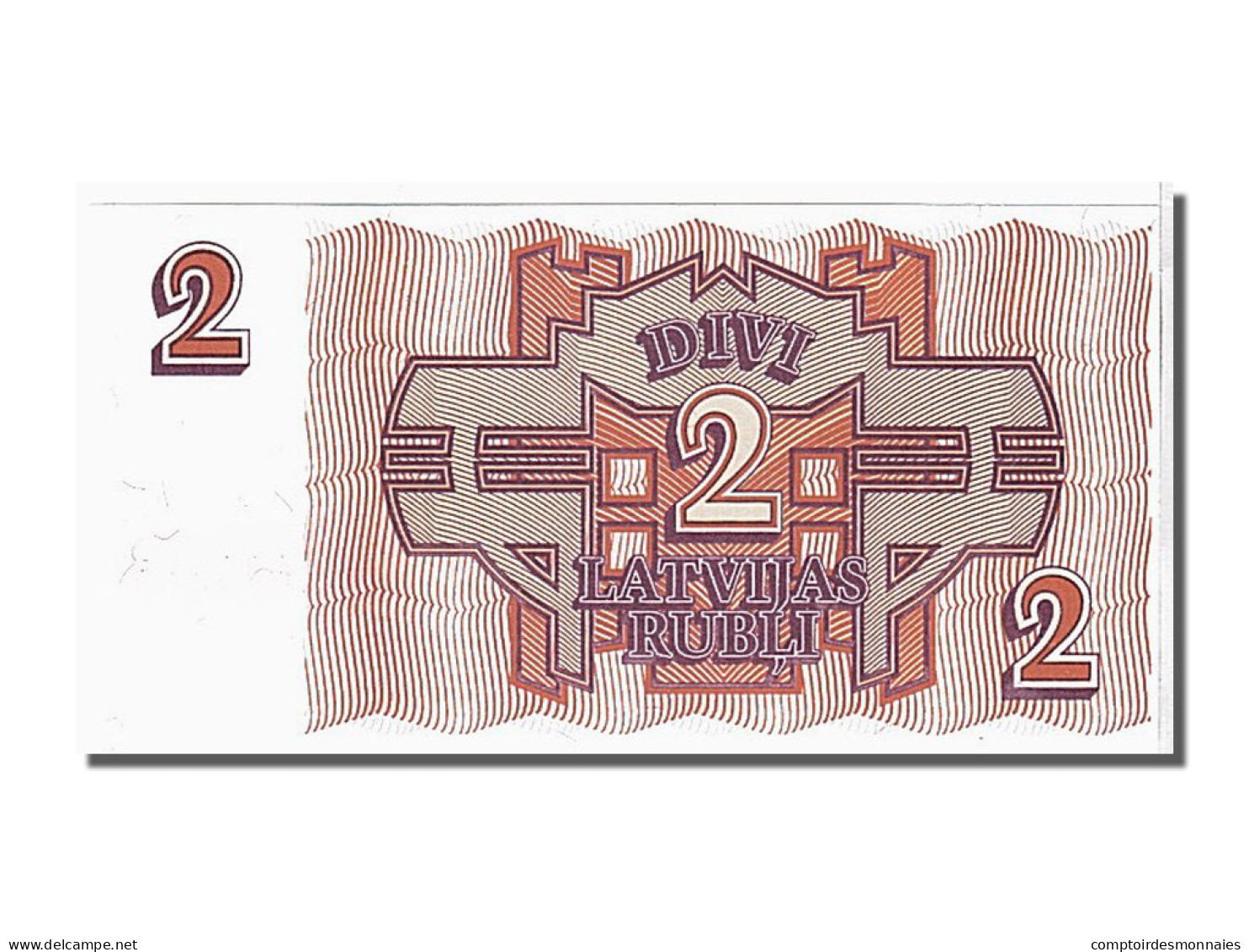 Billet, Latvia, 2 Rubli, 1992, NEUF - Lettonie