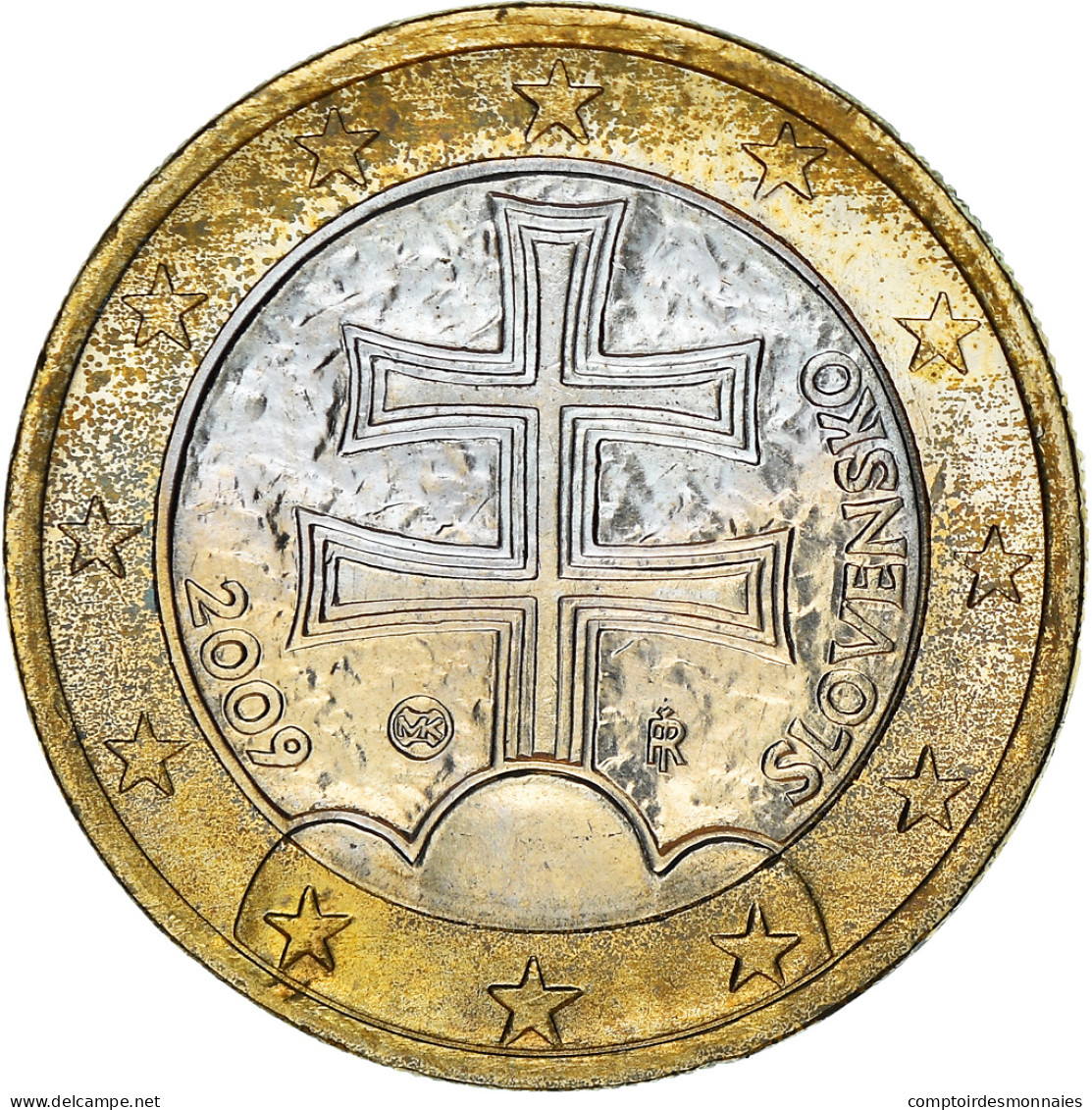 Slovaquie, Euro, 2009, Kremnica, SPL, Bi-Metallic, KM:101 - Slowakei