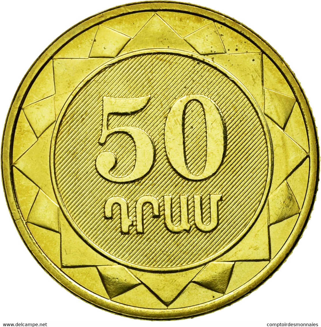 Monnaie, Armenia, 50 Dram, 2003, SPL, Brass Plated Steel, KM:94 - Armenien