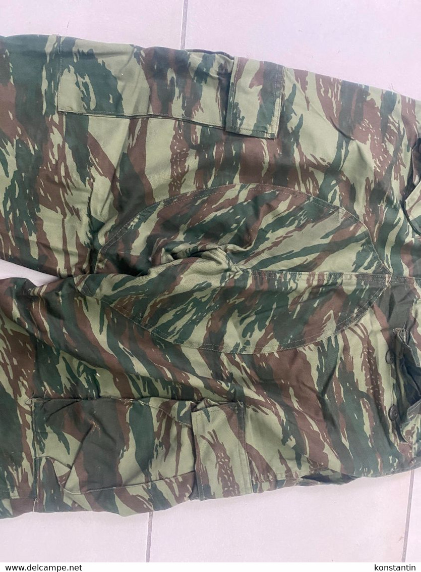 Original Greek Army Lizard Camo Trousers Pants Pantaloni - Uniformes