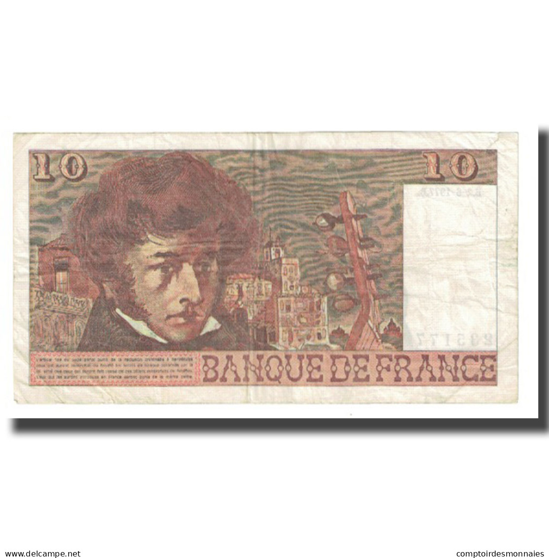 France, 10 Francs, 1977, 1977-06-02, TTB, Fayette:63.22, KM:150c - 10 F 1972-1978 ''Berlioz''