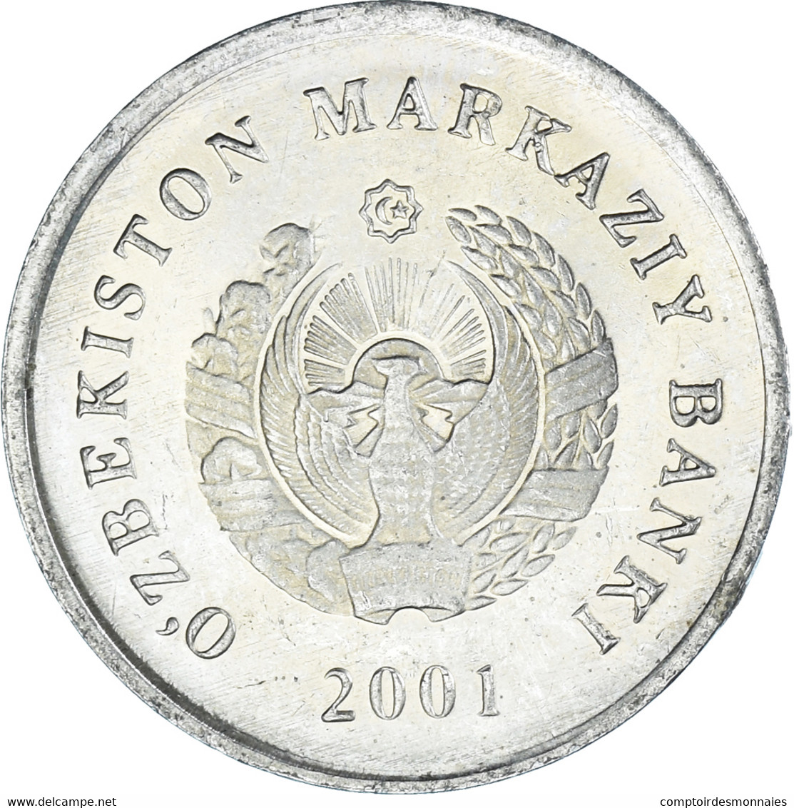 Monnaie, Ouzbékistan, 10 Som, 2001 - Ouzbékistan