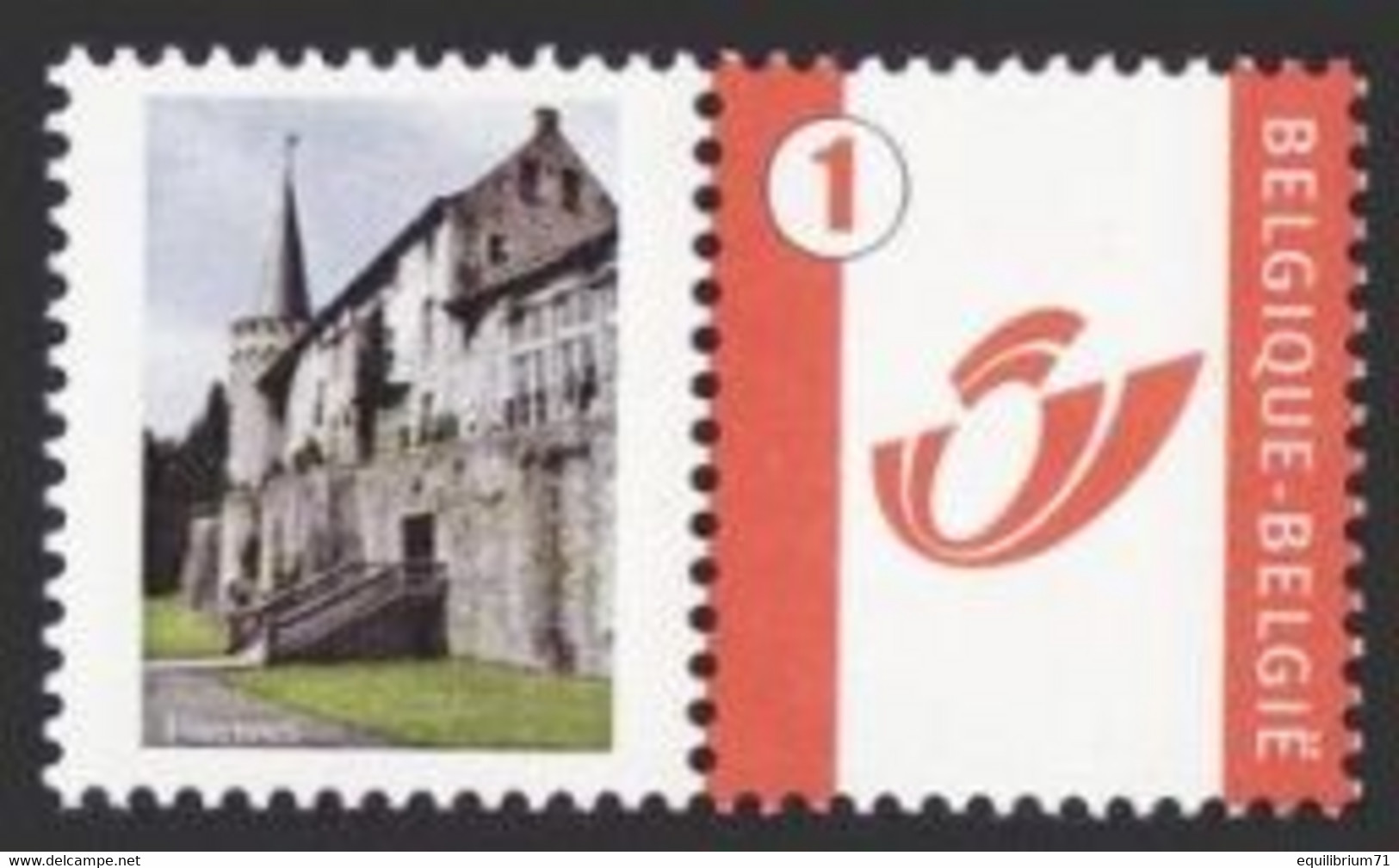 DUOSTAMP** / MY STAMP** - Château De / Kasteel Van / Schloss Von / Castle Of - Florennes (Château De Beaufort) - Châteaux
