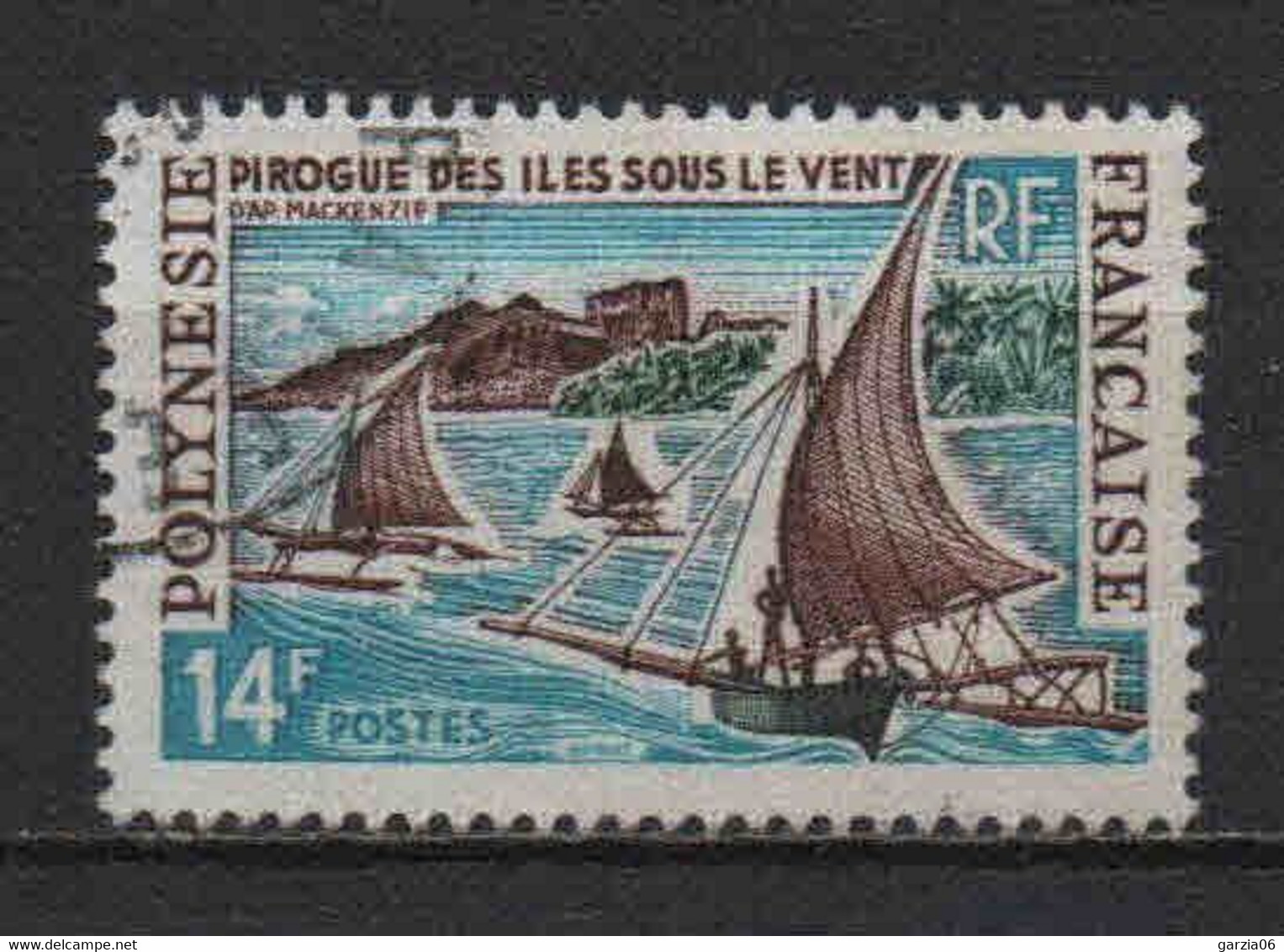 Polynésie - 1966  - Pirogues  -  N° 39  - Oblit - Used - Oblitérés