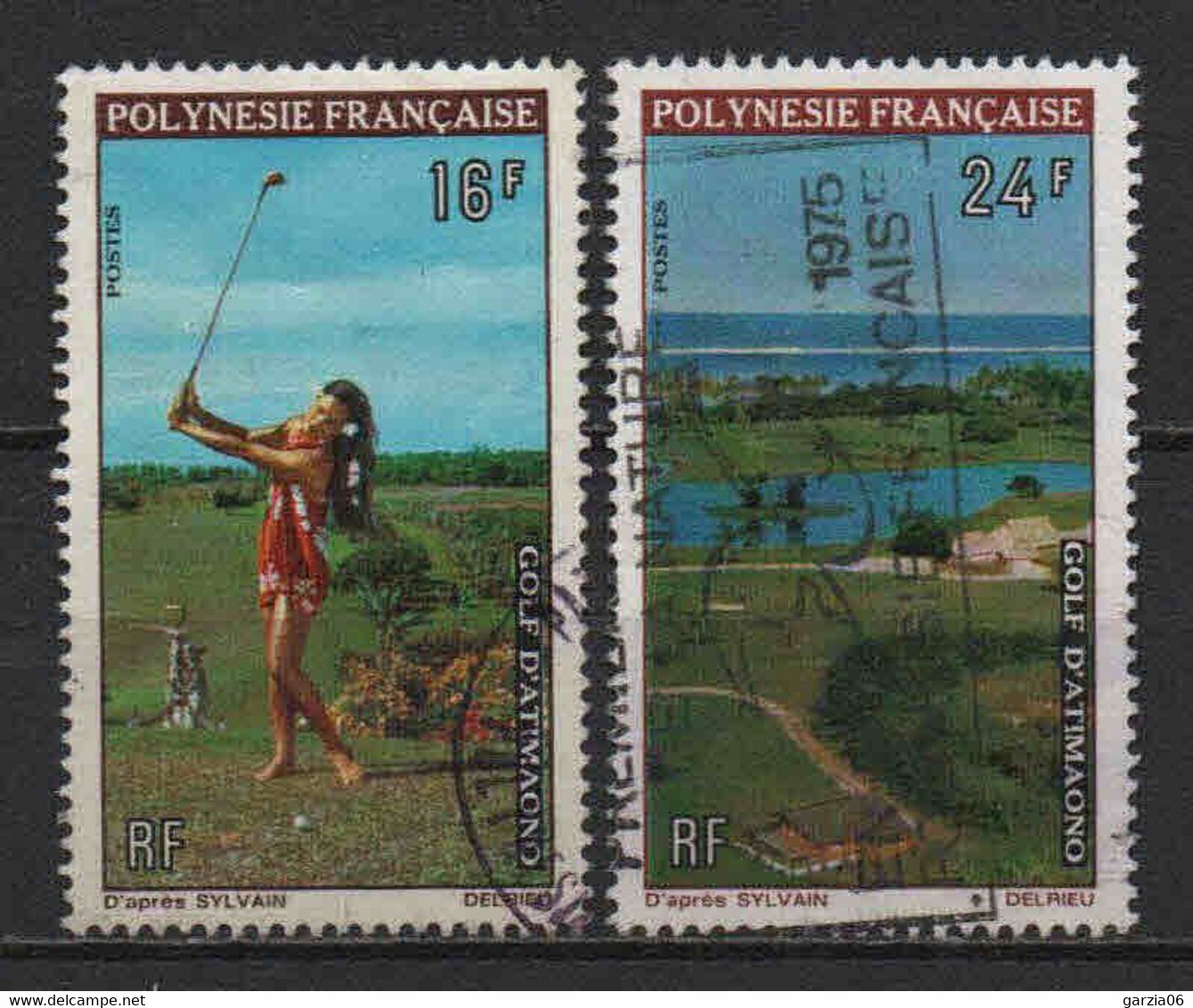 Polynésie - 1974 -  Golf D' Atimaono   - N° 94/95  - Oblit - Used - Oblitérés