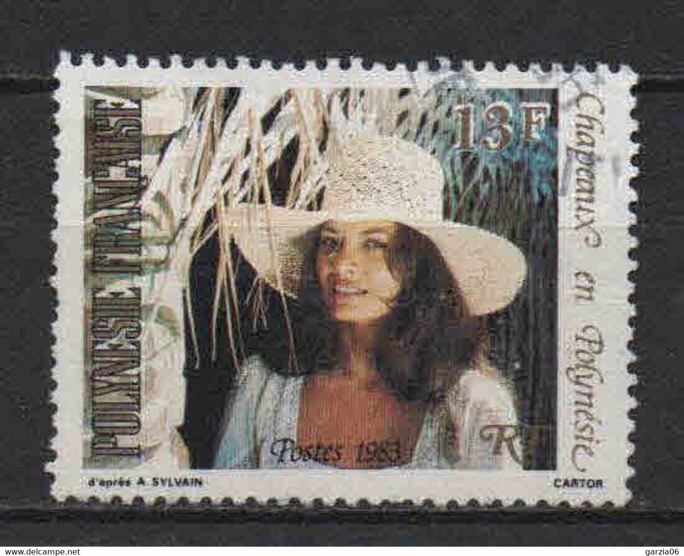 Polynésie - 1983  - Chapeaux   -  N° 199   - Oblit - Used - Gebruikt