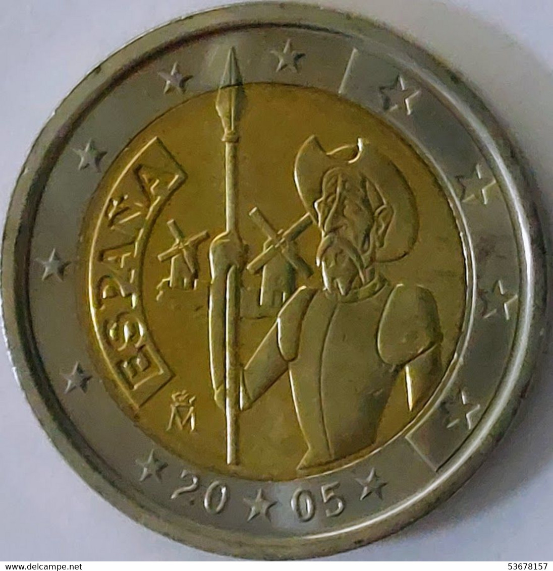 Spain - 2 Euro 2005, 400th Anniversary - First Edition Of Don Quixote, KM# 1063 (#1893) - Collections