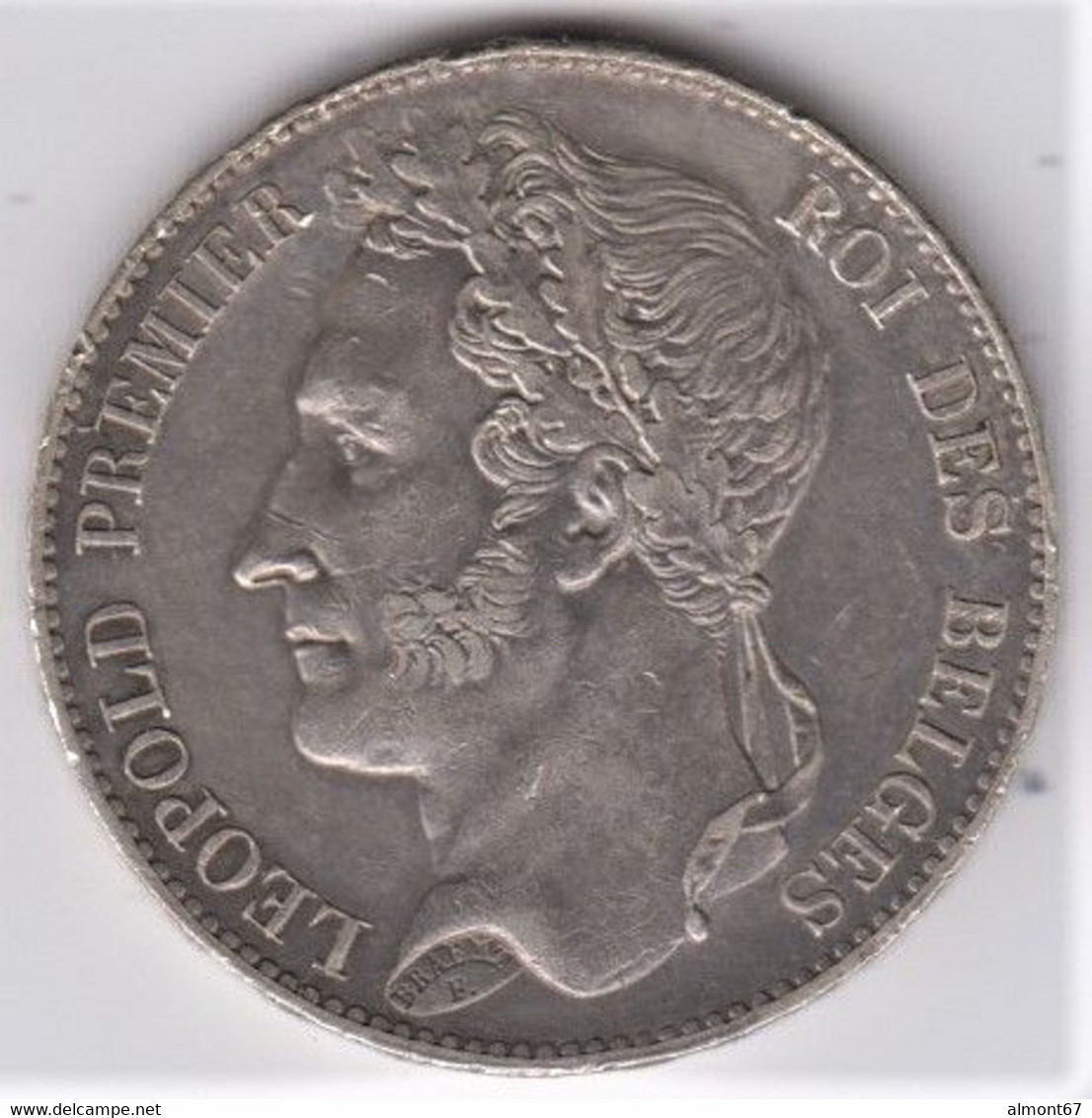 LEOPOLD PREMIER - 5 Francs 1849 - 5 Frank