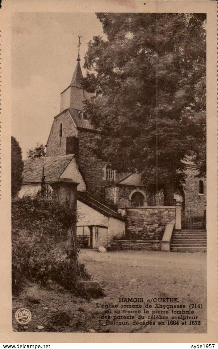 HAMOIR SUR OURTHE L'EGLISE ROMANE DE XHYGNESSE - Hamoir