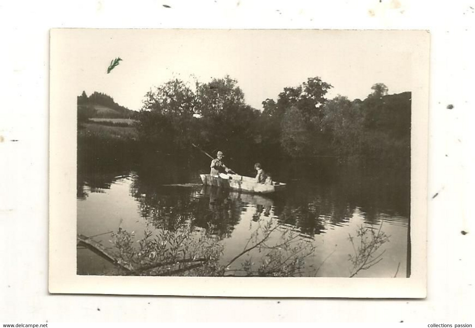 Photographie  , Bateau, Barque, 90 X 60 Mm - Boten