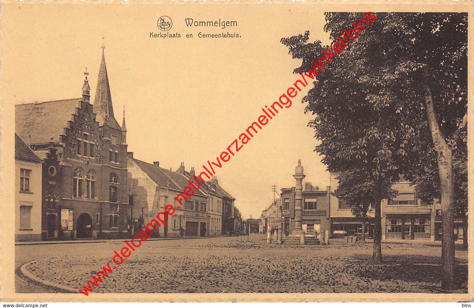 Kerkplaats En Gemeentehuis - Wommelgem - Wommelgem