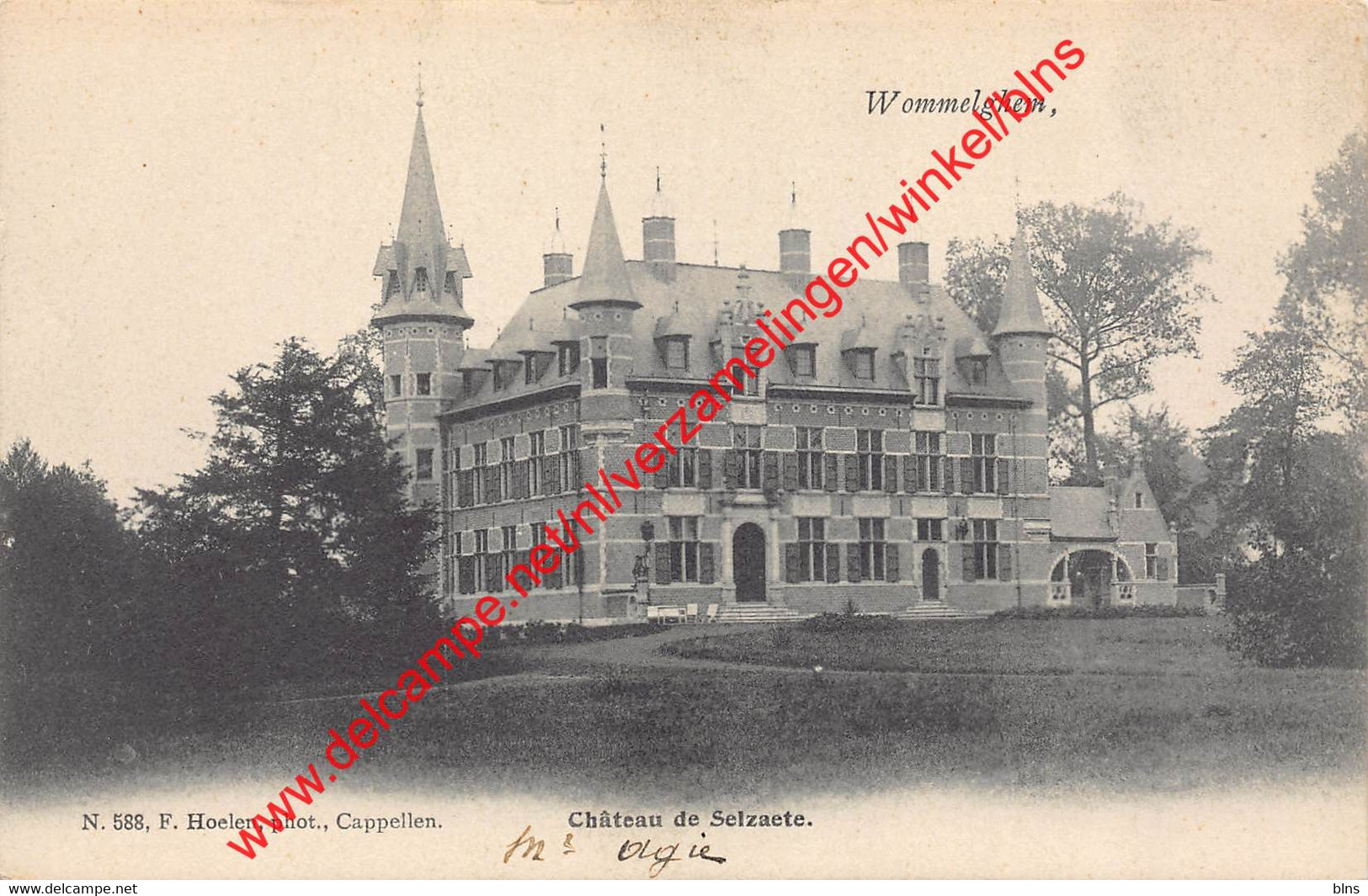 Wommelghem - Château De Selzaete - F. Hoelen 588 - Wommelgem - Wommelgem