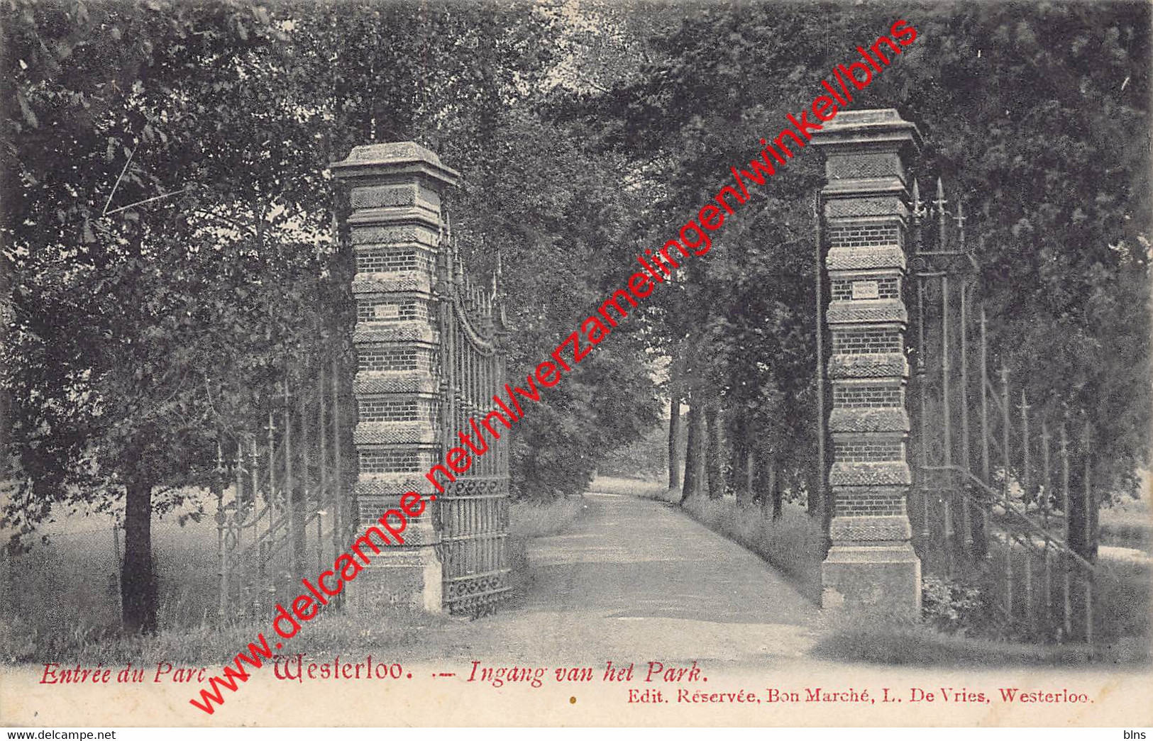 Westerloo - Entrée Du Parc - Ingang Van Het Park - Westerlo - Westerlo