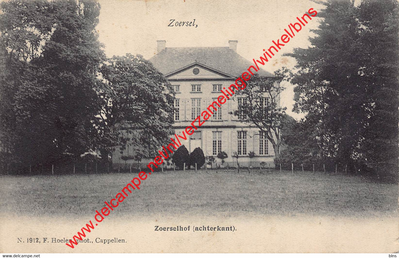 Zoerselhof - F. Hoelen 1912 - Zoersel - Zoersel