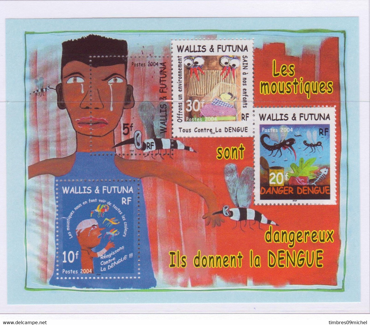 Wallis-et-Futuna  Bloc Feuillet N° 14** Campagne De Lutte Contre La Dengue - Blocks & Kleinbögen