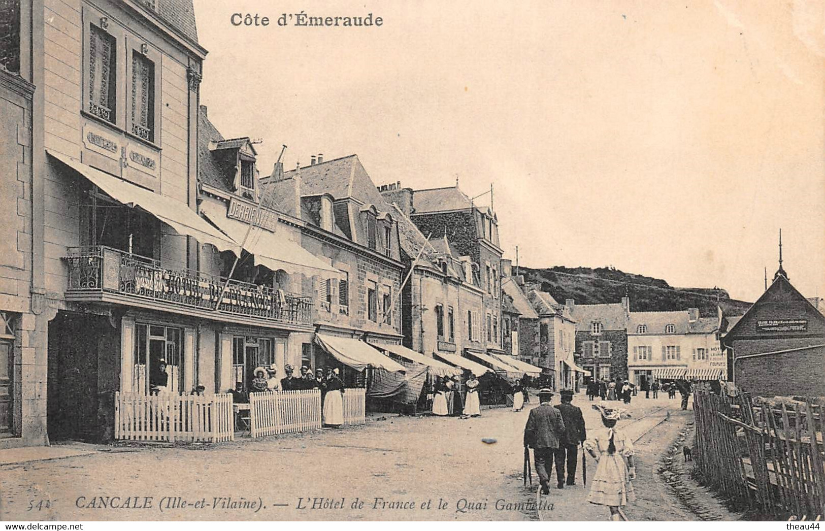 ¤¤  -   CANCALE    -   L'Hôtel De France Et Le Quai Gambetta    -  ¤¤ - Cancale