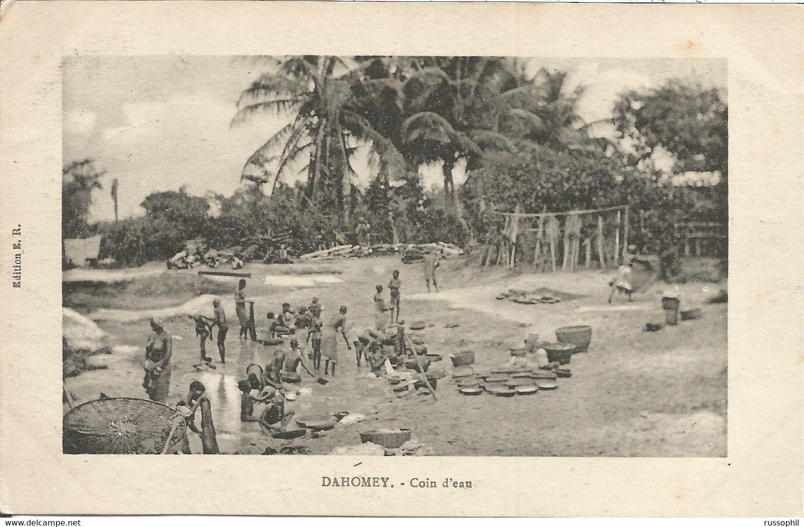 DAHOMEY - COIN D'EAU - ED. E.R. - 1920 - Benin