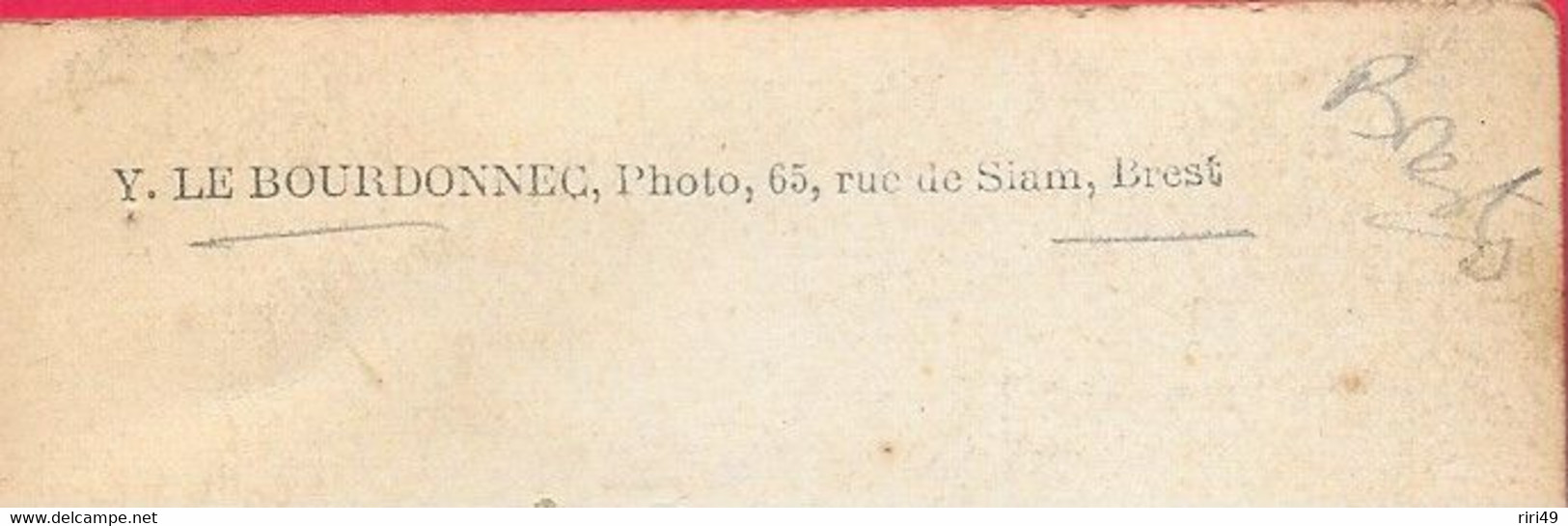 Carte Photo Enfant Avec Sa Mère  Voir Scanne  Photo Y.LE BOURDONNEC 65 RUE SIAM  BREST-29 - Groepen Kinderen En Familie