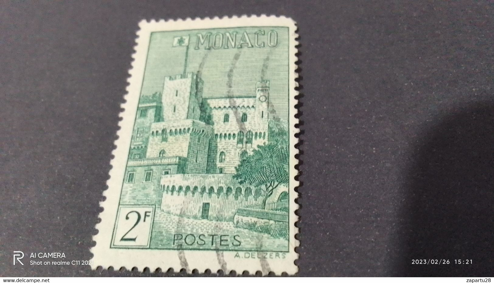 MONACO 1940-60  2F. -DAMGALI - Used Stamps