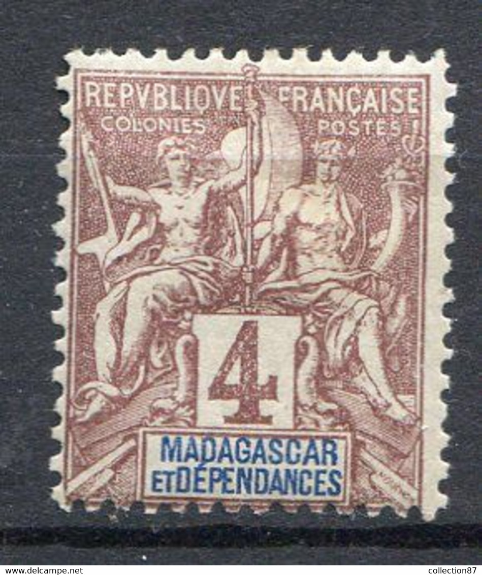 Réf 53 CL2 < --  MADAGASCAR Yvert N° 28 + 30 * Neuf Ch < Scan Détaillé Des 2 Timbres - Neufs