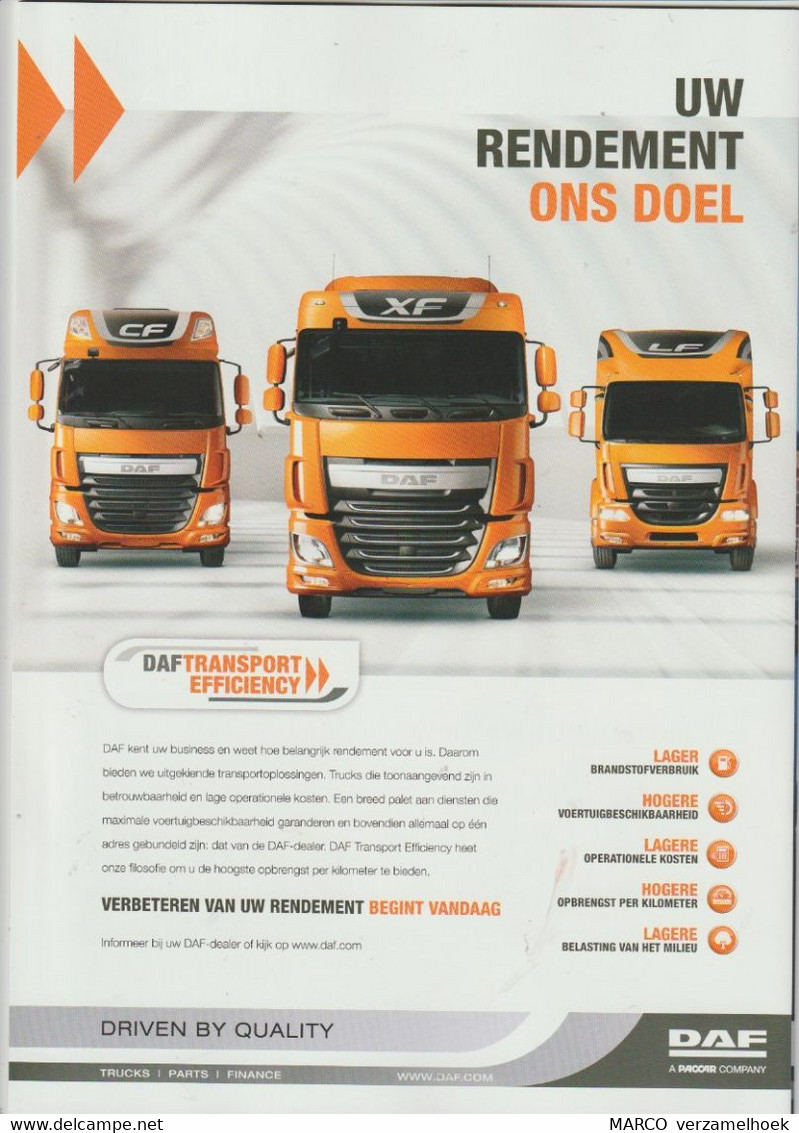 Brochure-leaflet DAF Trucks Eindhoven (NL) DAF In Action 2016 - Camion