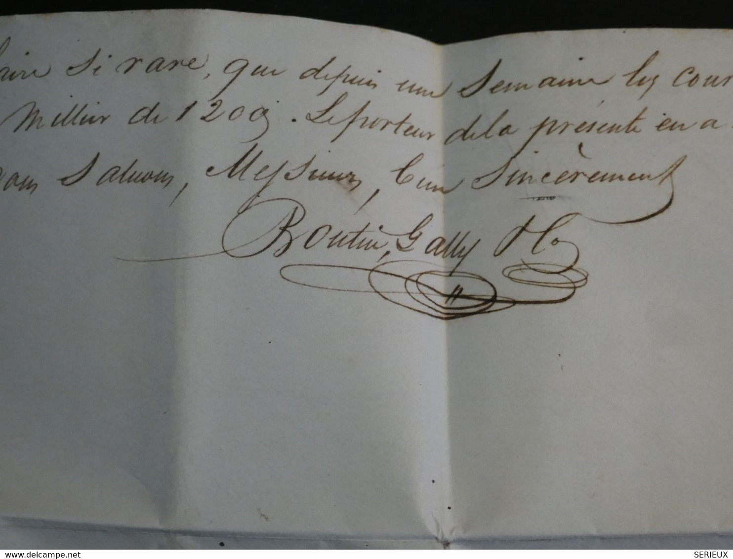 AM 24 USA  BELLE LETTRE   1840 NEW ORLEANS A  BORDEAUX FRANCE  +JOURNAL +AFFRANCH.PLAISANT + - …-1845 Préphilatélie