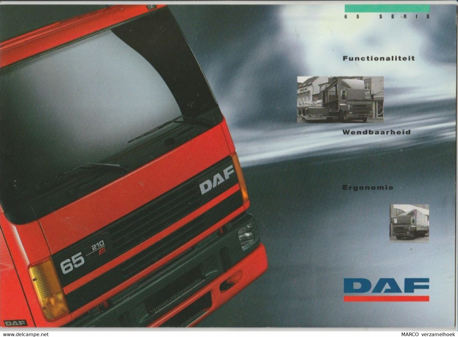 Brochure-leaflet DAF Trucks Eindhoven DAF 65 Serie - Camion