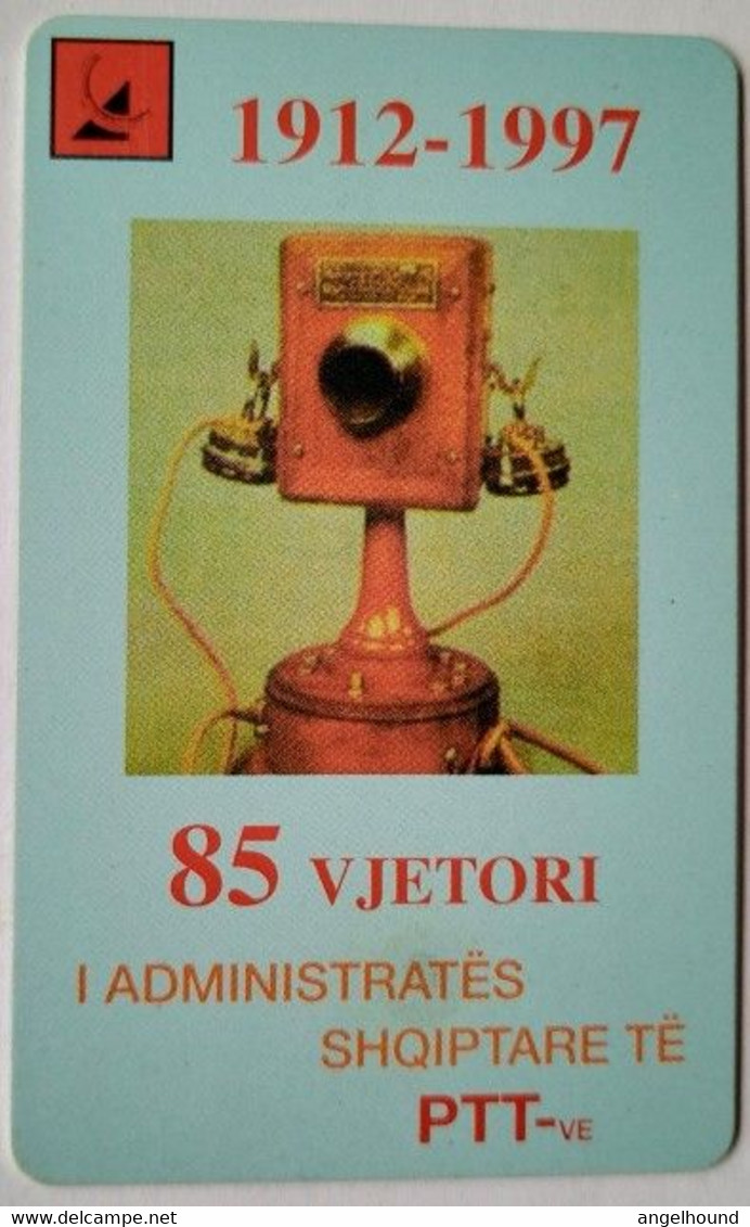 Albania 50 Units "  85 Years PTT  12/97 " - Albania