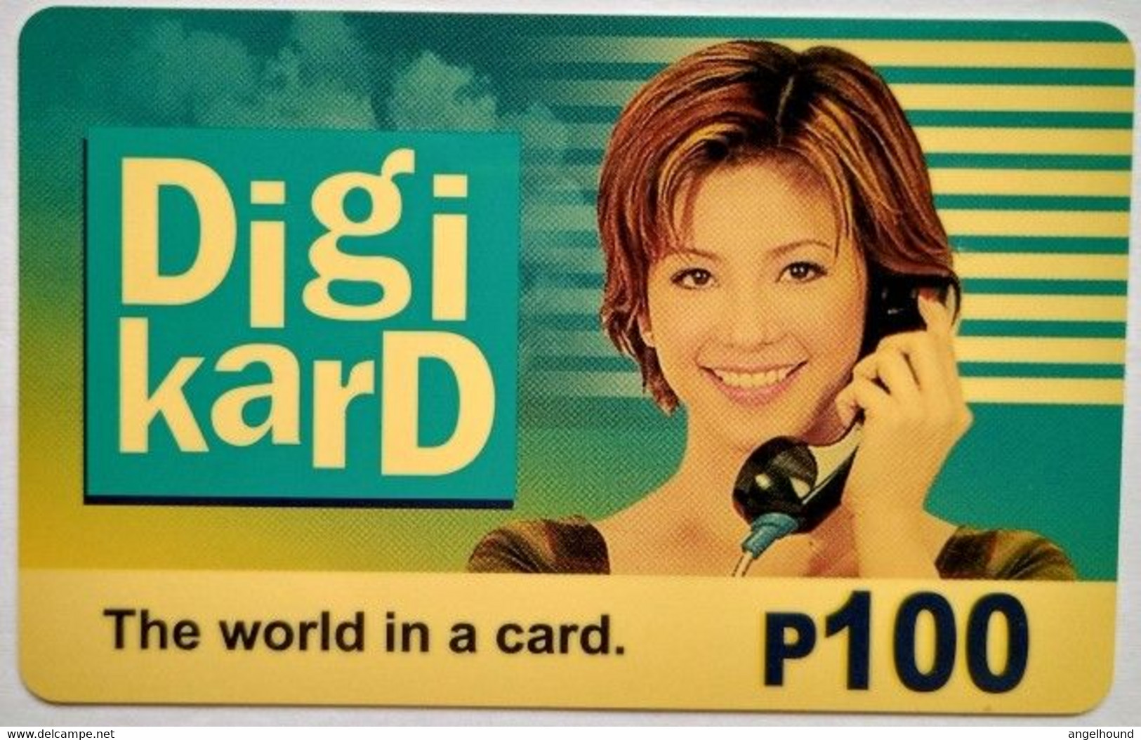 Philippines  Digikard P100 "  Woman Calling ( Singer Regine Velazqiez ) - Filippijnen