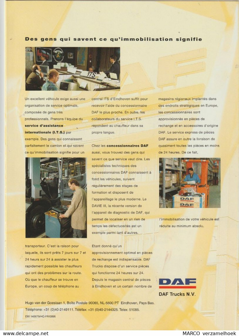 Brochure-leaflet DAF Trucks Eindhoven DAF 65-75-85 - Camion