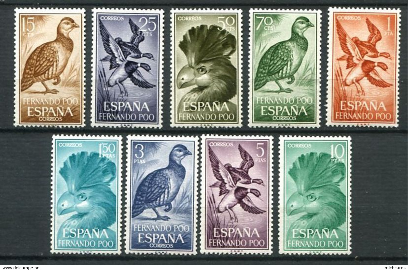 245 FERNANDO POO Espagne 1964 - Yvert 218 26 - Oiseau - Neuf ** (MNH) Sans Charnière - Fernando Po