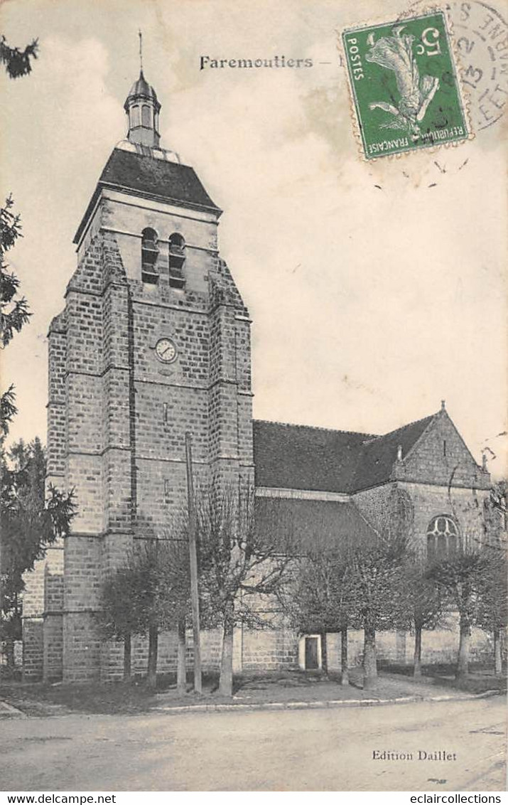 Faremoutiers      77           L'Eglise           (voir Scan) - Faremoutiers