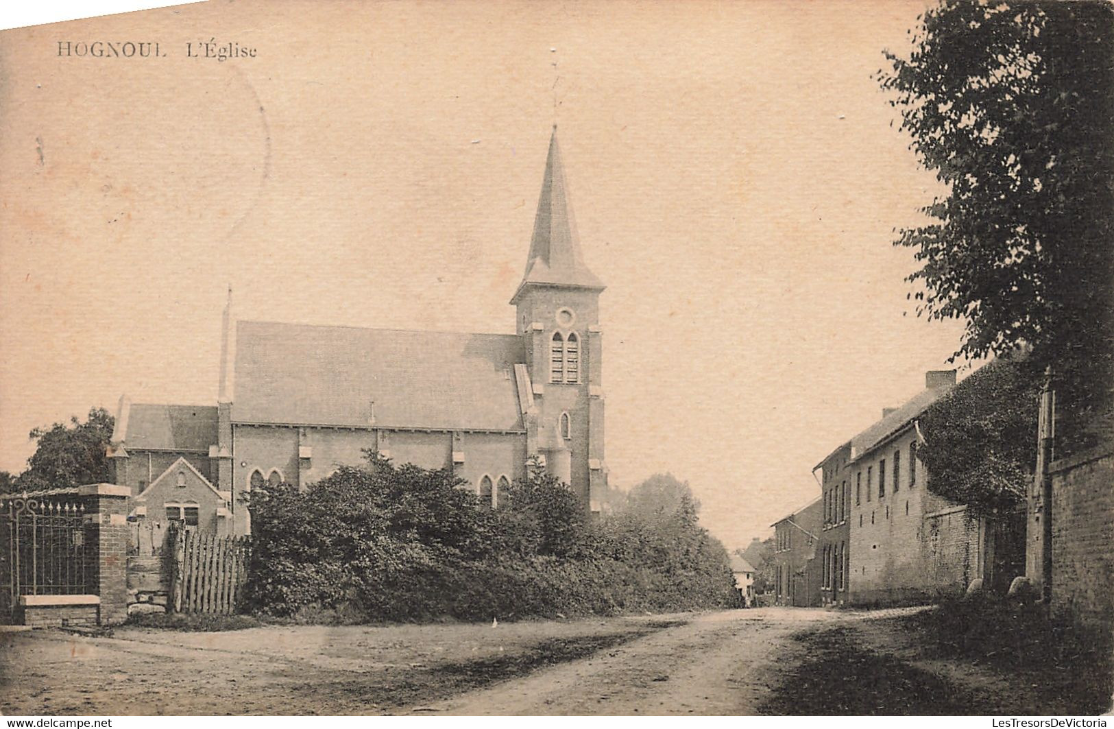 Belgique - Hognoul - L'église - Edit. Henri Kaquet - Clocher - Carte Postale Ancienne - Lüttich