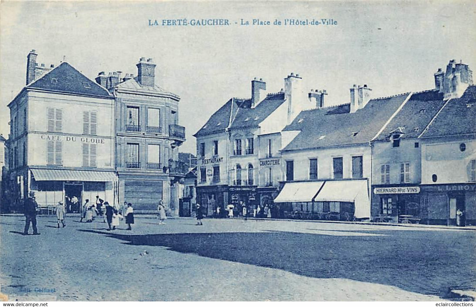 La Ferté Gaucher       77         Place De L'Hôtel De Ville         (voir Scan) - La Ferte Gaucher