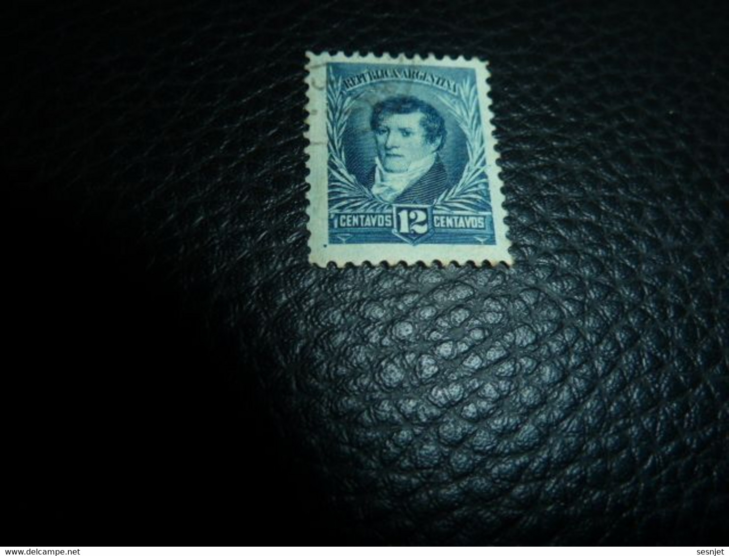 Republica Argentina - Manuel Belgrano - 12 Centavos - Yt 100 - Bleu - Oblitéré - Année 1898 - - Used Stamps