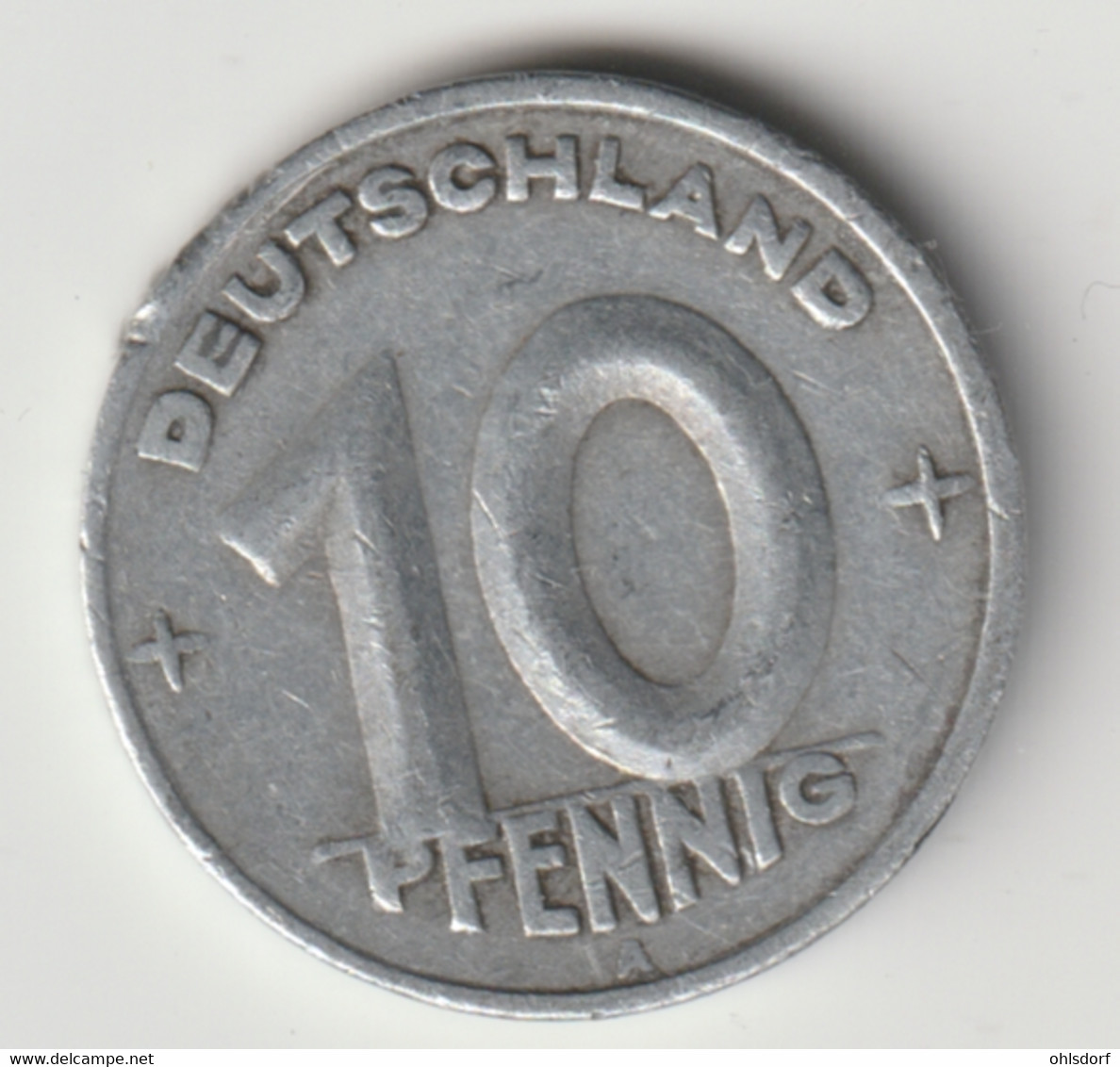 DDR 1948 A: 10 Pfennig, KM 3 - 10 Pfennig