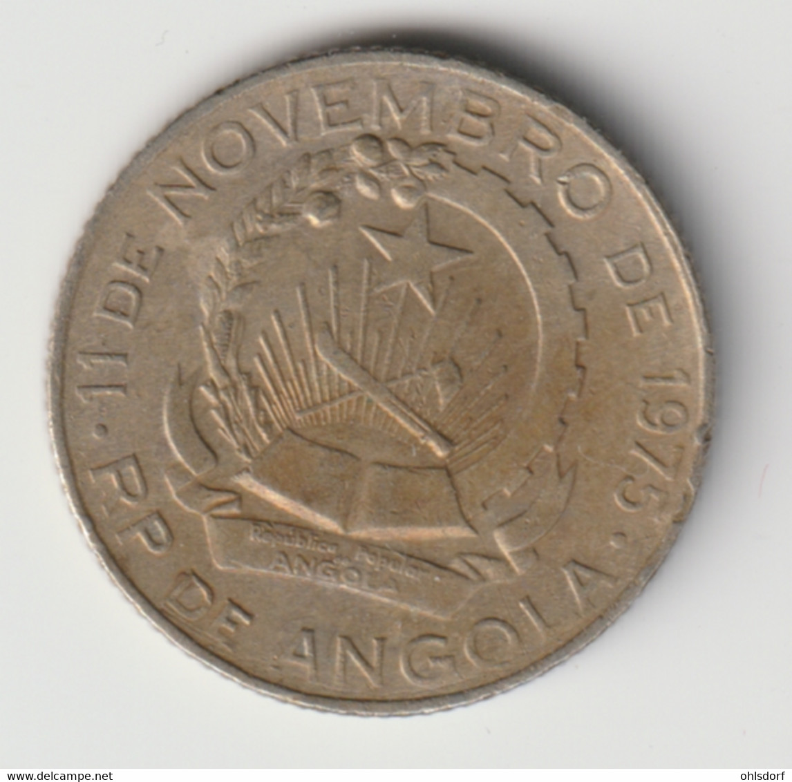 ANGOLA 1975: 1 Kwanza, KM 83 - Angola