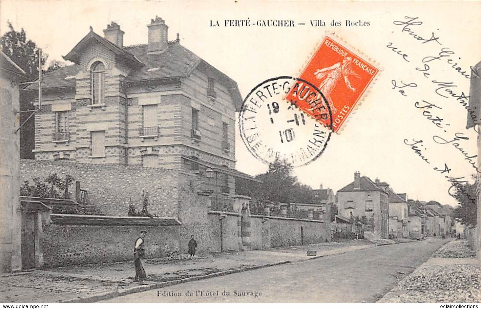 La Ferté Gaucher       77       Villa Des Roches         (voir Scan) - La Ferte Gaucher