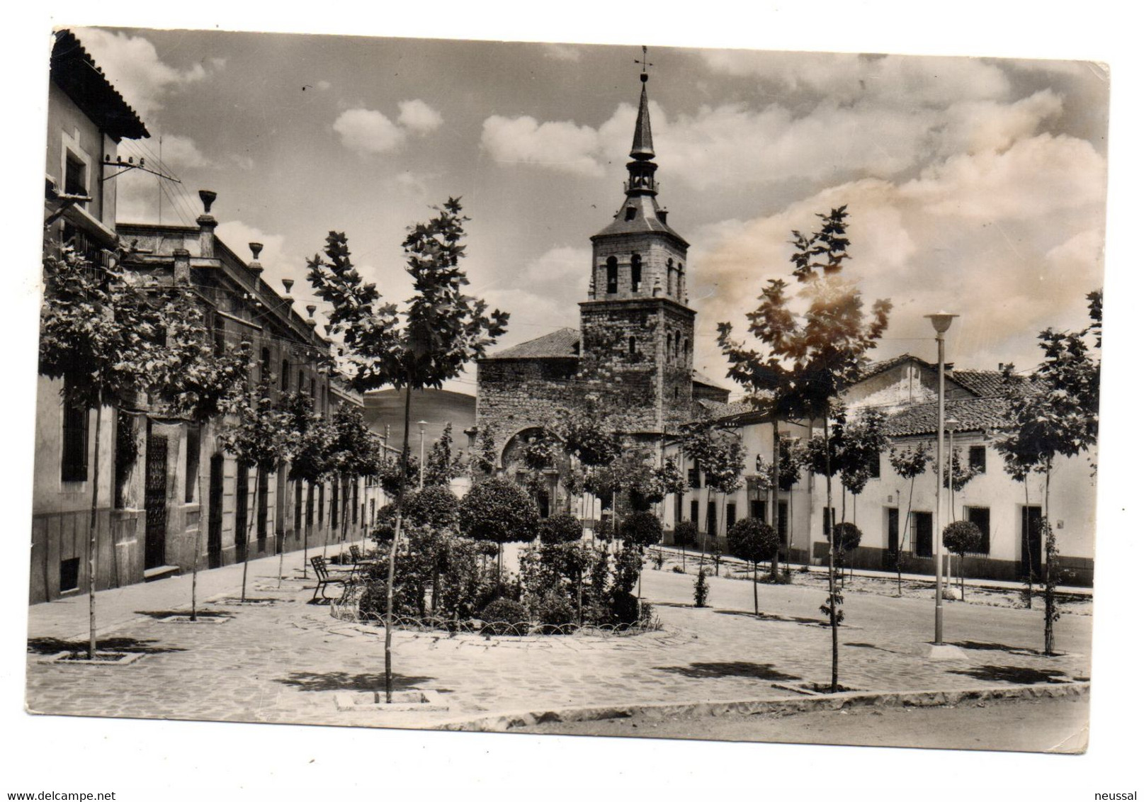 Postal  Circulada De  Santa Cruz De Mudela. - Ciudad Real