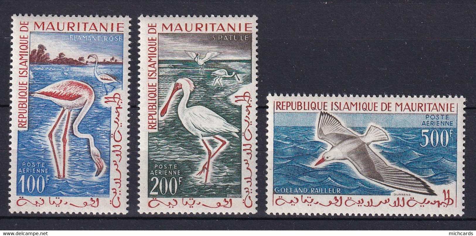 245 MAURITANIE 1961 - Yvert A 18/20 - Oiseau - Neuf ** (MNH) Sans Charnière - Mauritanie (1960-...)