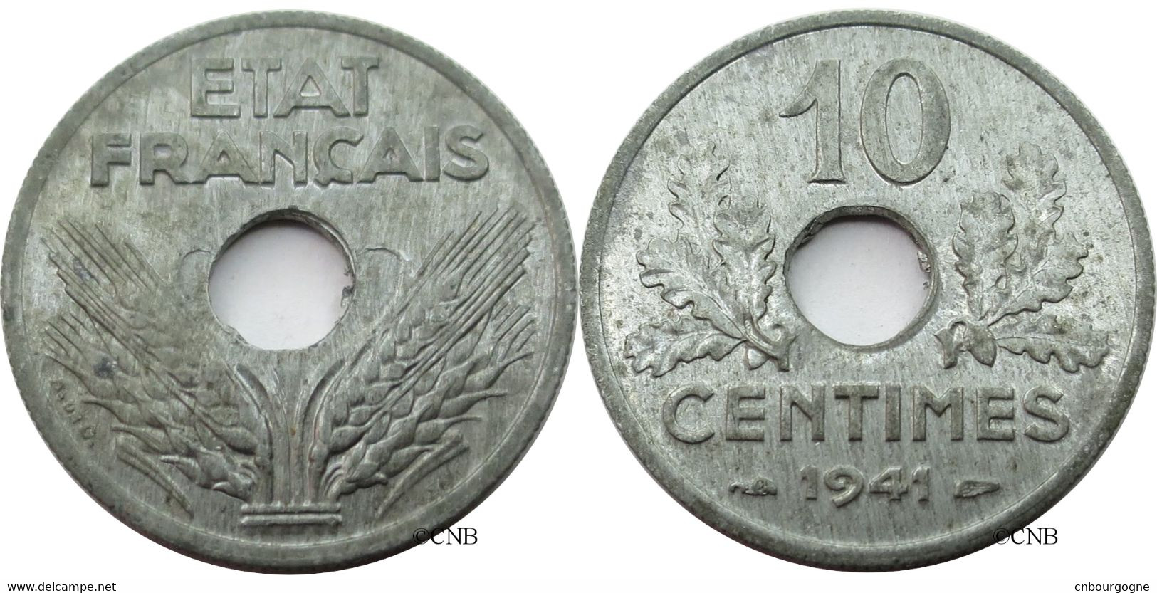 France - État Français - 10 Centimes État Français Grand Module 1941 - SUP/MS60 - Fra4556 - 10 Centimes