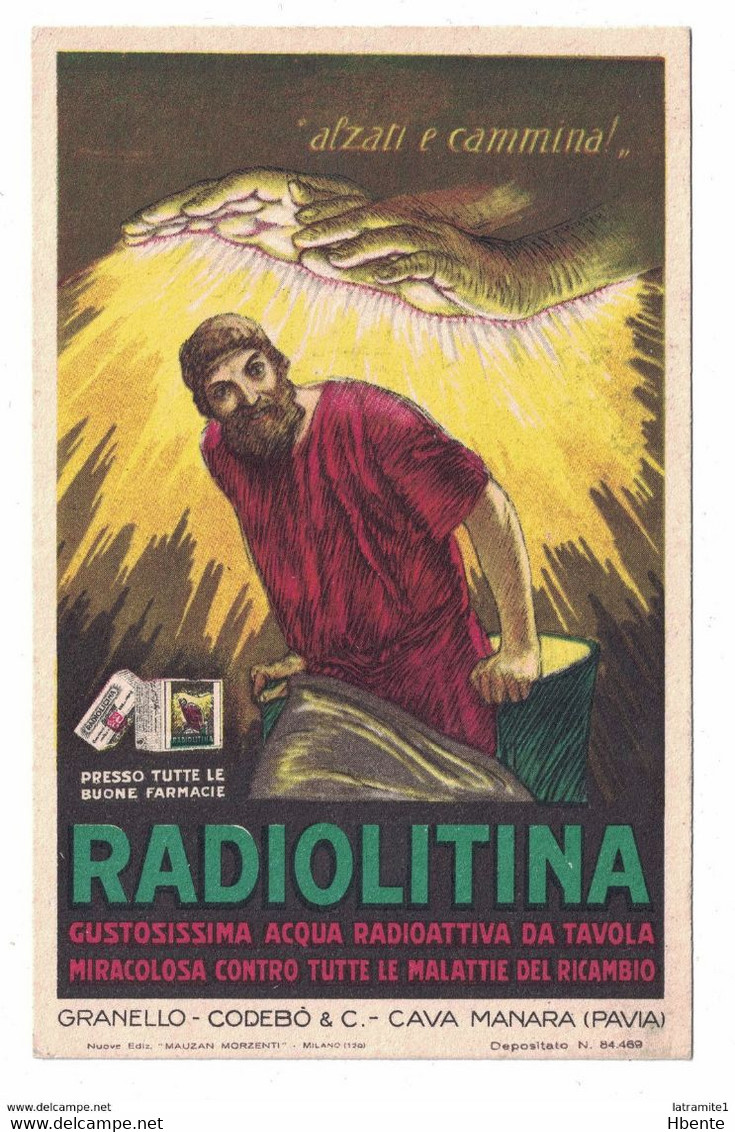 Radiolitina Acqua Radioattiva Publicité - Advertising (Photo) - Objets