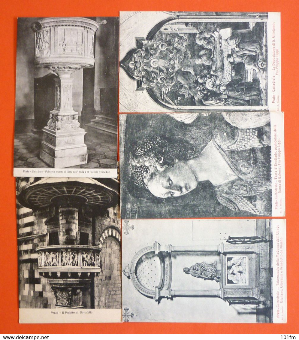 ITALIA , TOSCANA-PRATO LOT 5 CARTOLINE - Prato