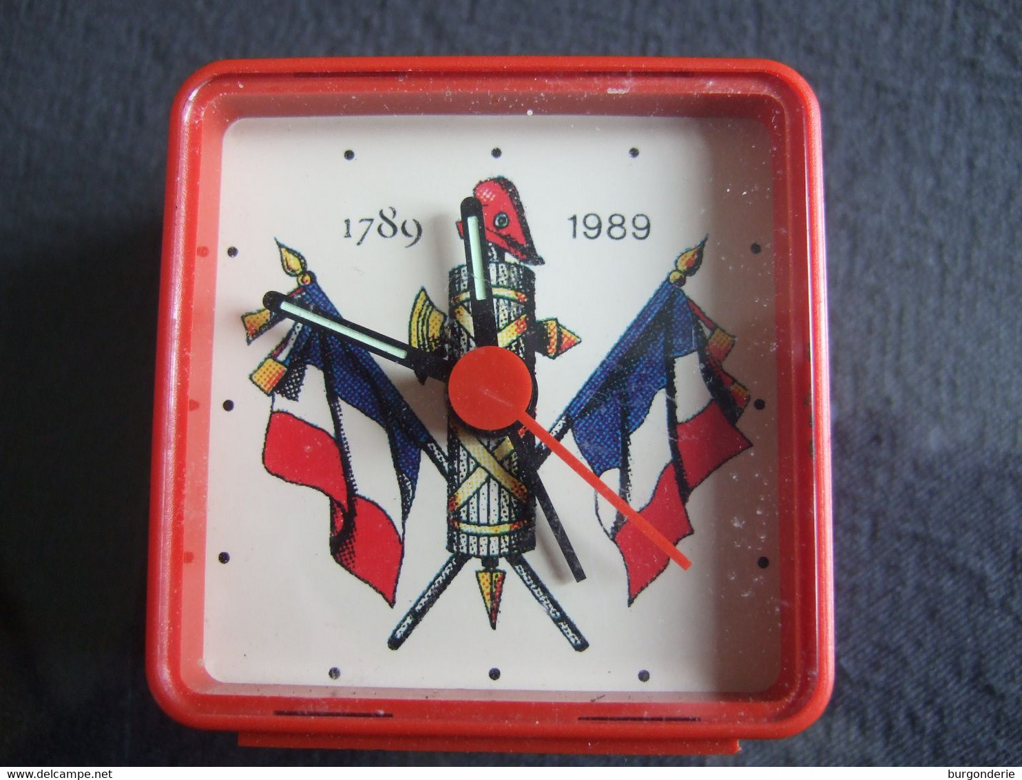 RARE PETIT REVEIL " BICENTENAIRE DE LA REVOLUTION FRANCAISE" / TBE - Alarm Clocks